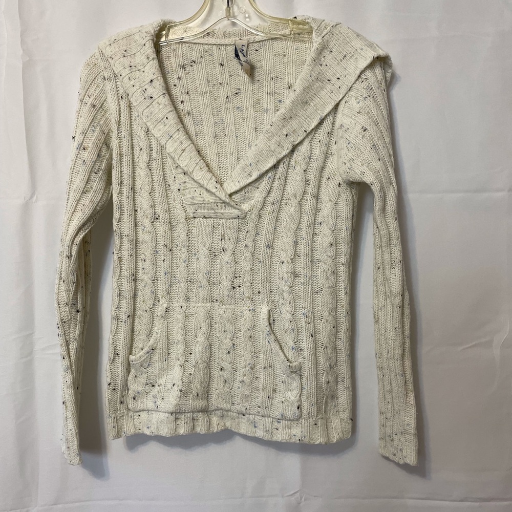 L.A. Blues Cable Knit Sweater Cream Women’s Medium